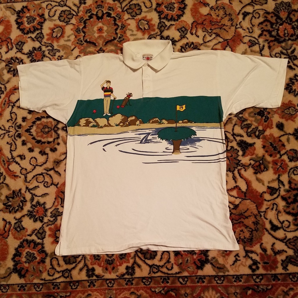 Very Rare Vintage Graphic Polo